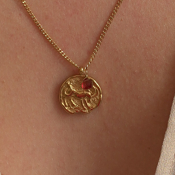 NEW Necklace Astrological sign CAPRICORN - مجوهرات