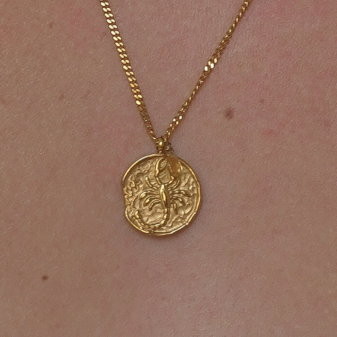 NEW Necklace Astrological sign SCORPIO - مجوهرات