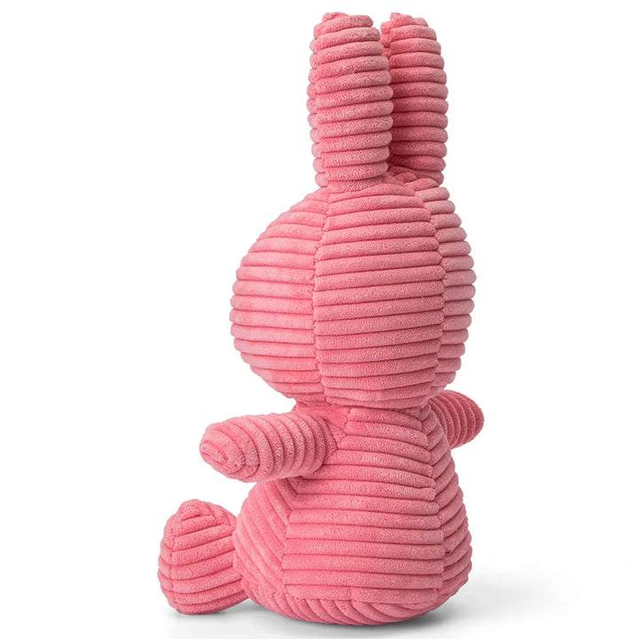 Miffy Sitting Corduroy Bubblegum Pink - لعب الاطفال الطرية