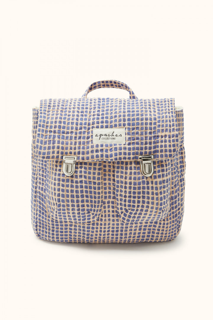 Backpack Suji - Mosaic Navy Blue - حقيبة ظهر