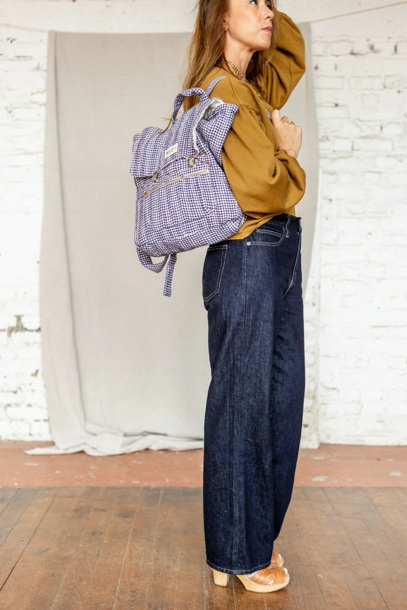 Backpack Luji - Khadi Violet - حقيبة ظهر