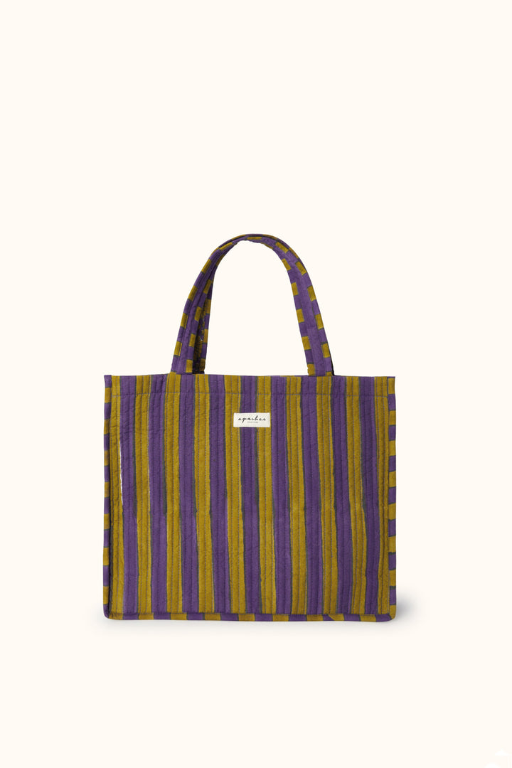 Bag Karan - Bombay Stripe Figue - حقيبة ظهر