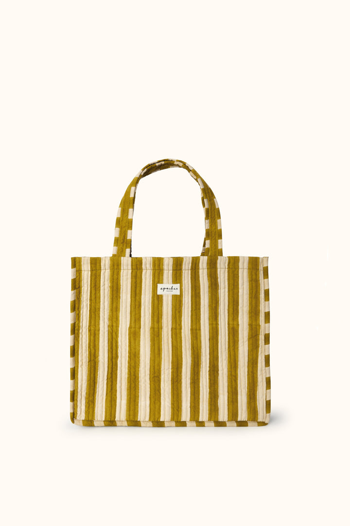 Bag Karan - Bombay Stripe Sesame - حقيبة ظهر