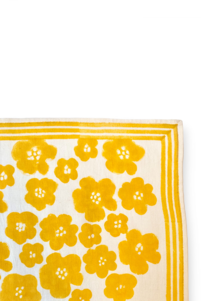 Scarf "Flora Bold" Citron - وشاح