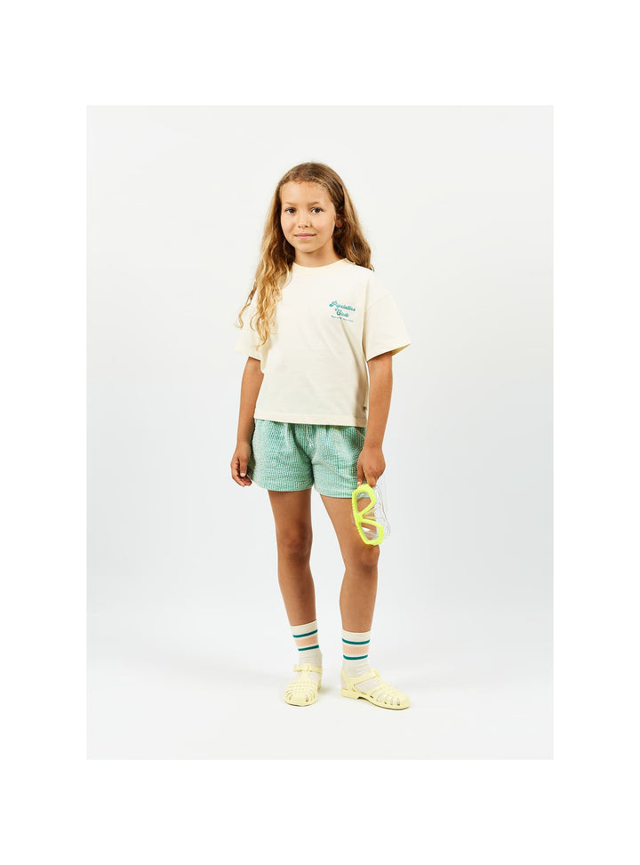 Shorts Girl Fiorenza Green - يلهث