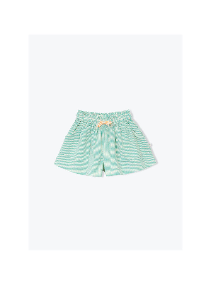 Shorts Girl Fiorenza Green - يلهث