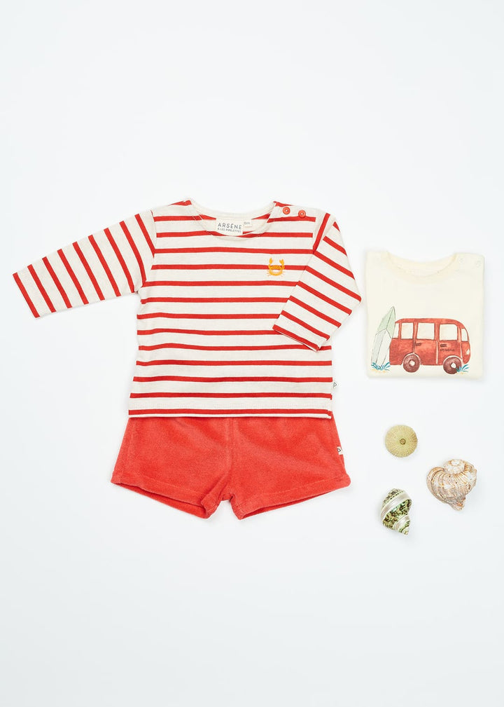 Shorts Baby Boy Fazil Red - يلهث