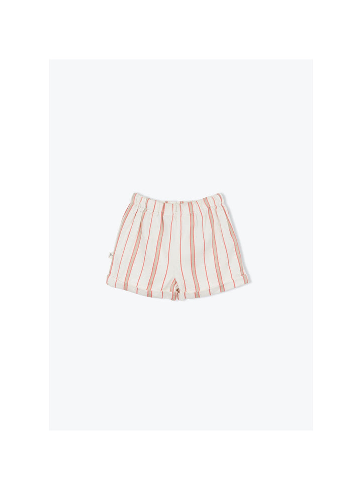 Short Scratches Baby Girl Stripe Camelia - قميص