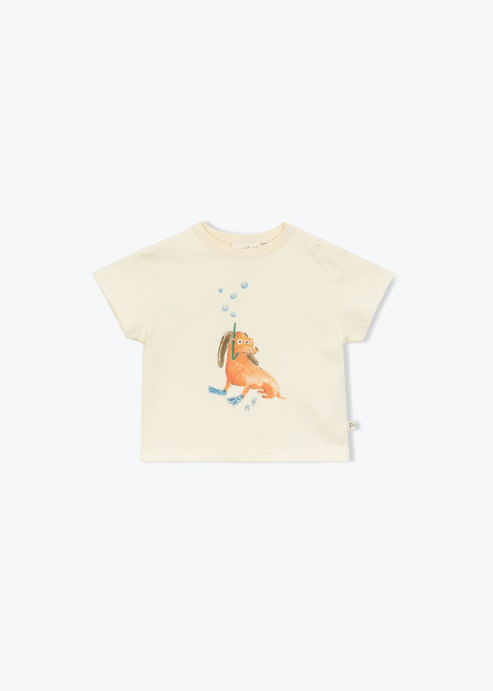 T-shirt Baby Boy Fremius - يلهث