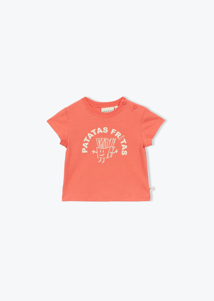 T-Shirt Baby Boy Fribault Red - يلهث