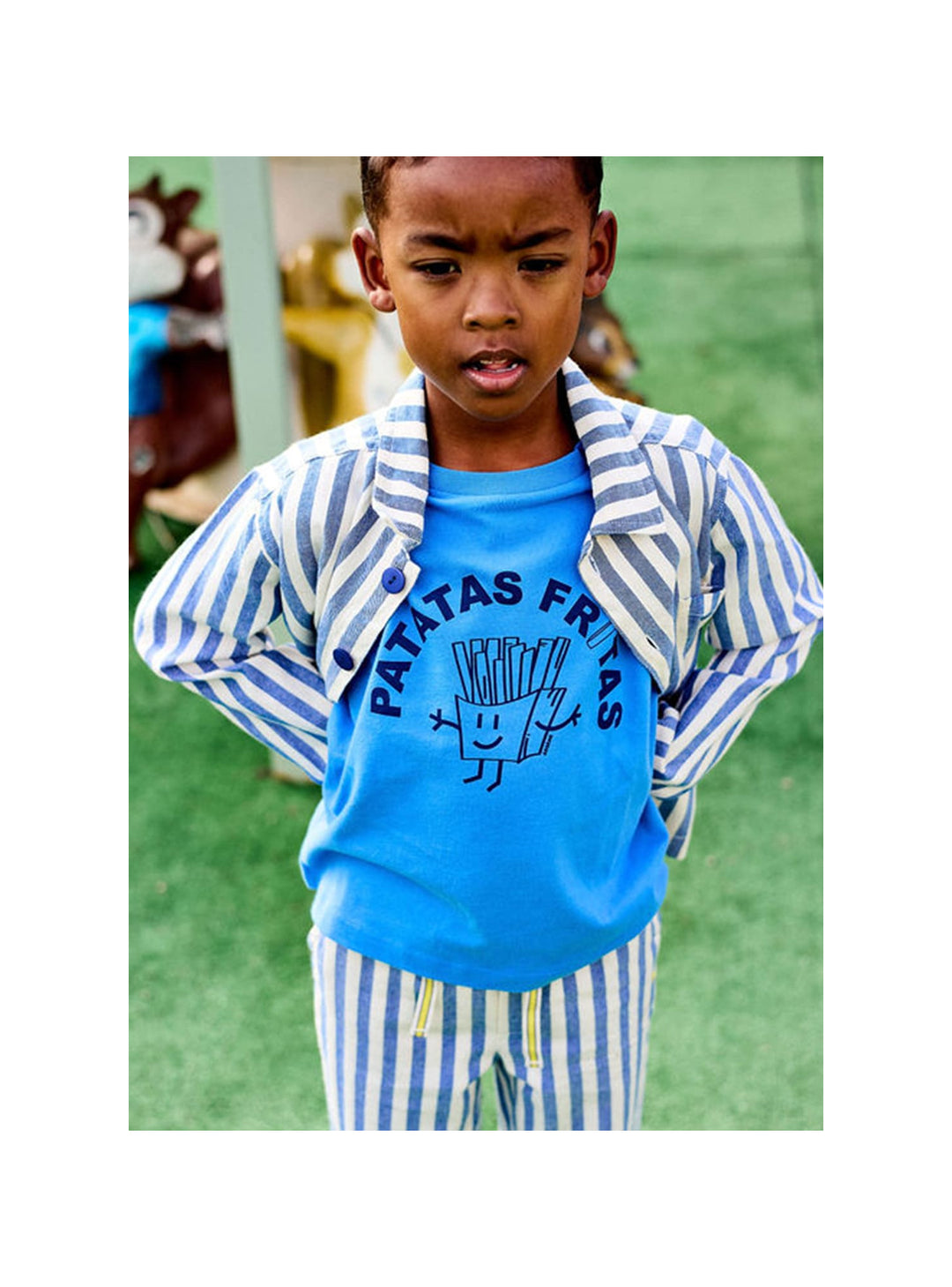 T-Shirt Boy Fulbert Blue - يلهث