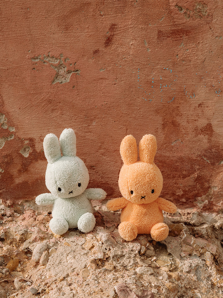 Miffy Sitting Terry Soft Orange - لعب الاطفال الطرية