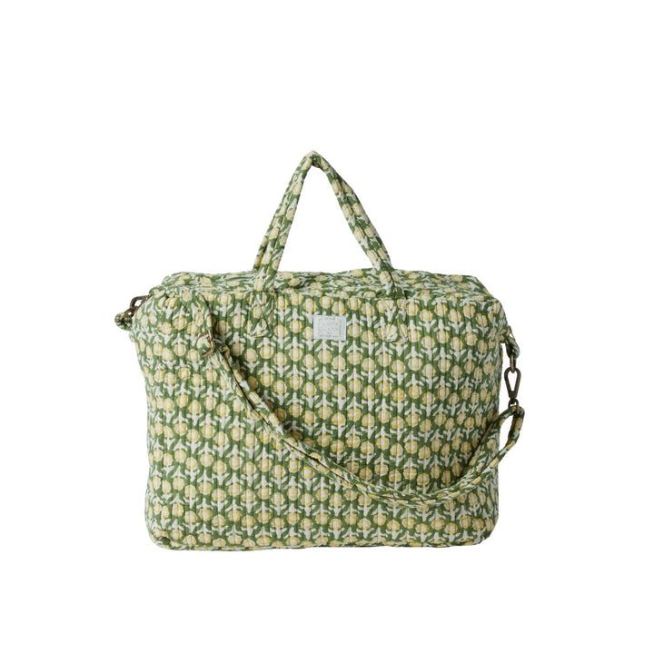 Cabas Bag Isha Green - شنطة