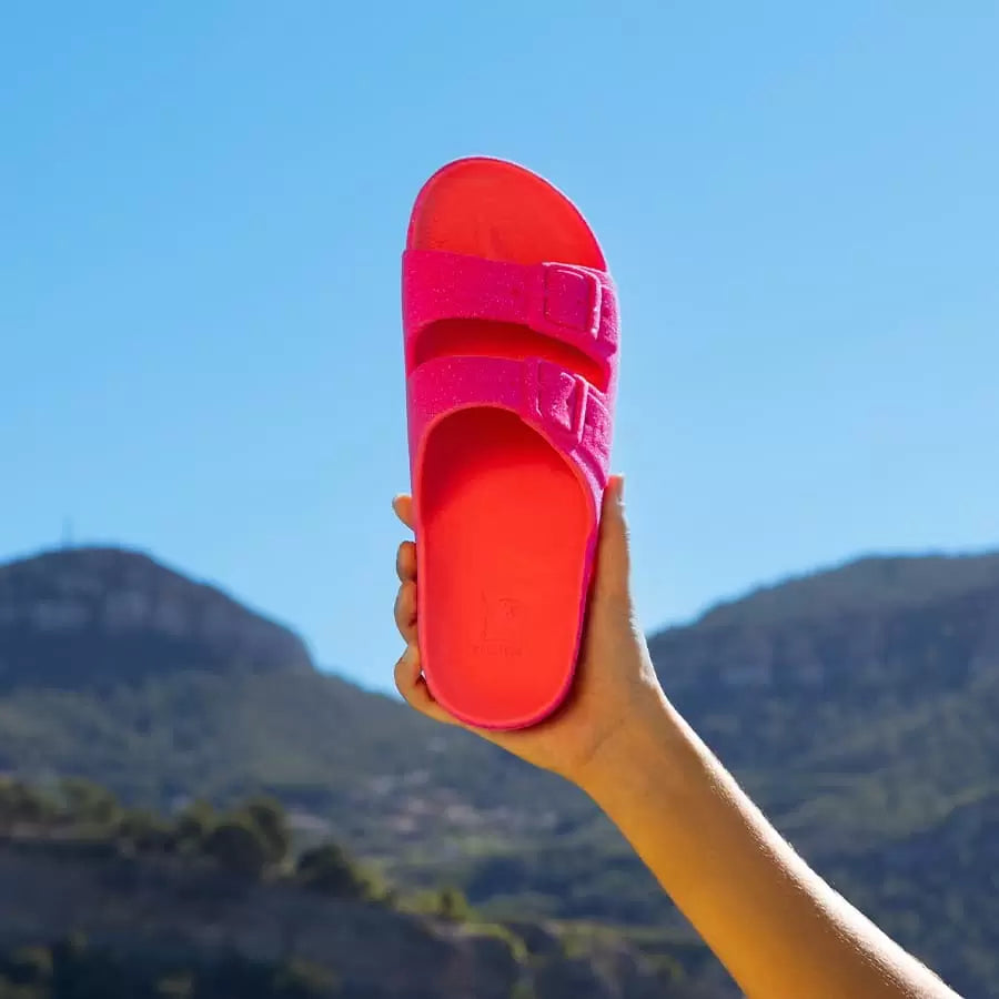 Neon Pink Fluo - Babies & Teen - أحذية