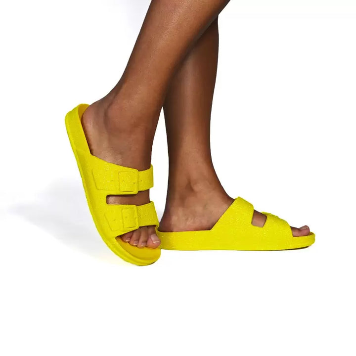 Neon Yellow Fluo - Teen - أحذية