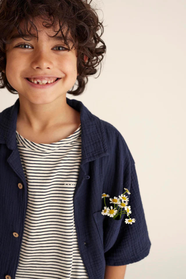 Shirt Boy Abel Navy - ملابس