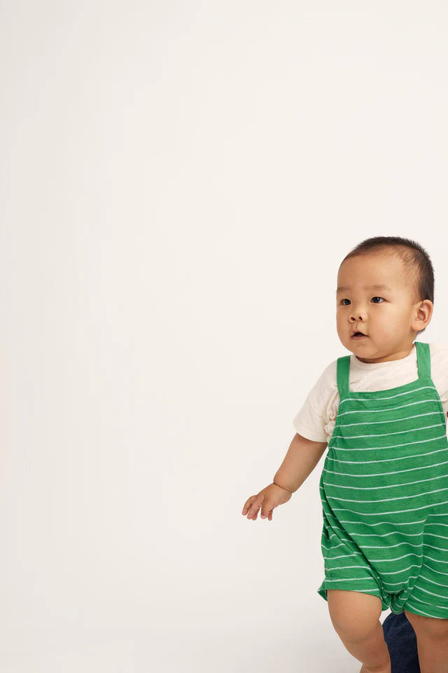 Overall Baby Boy Leo Grass Green - ملابس