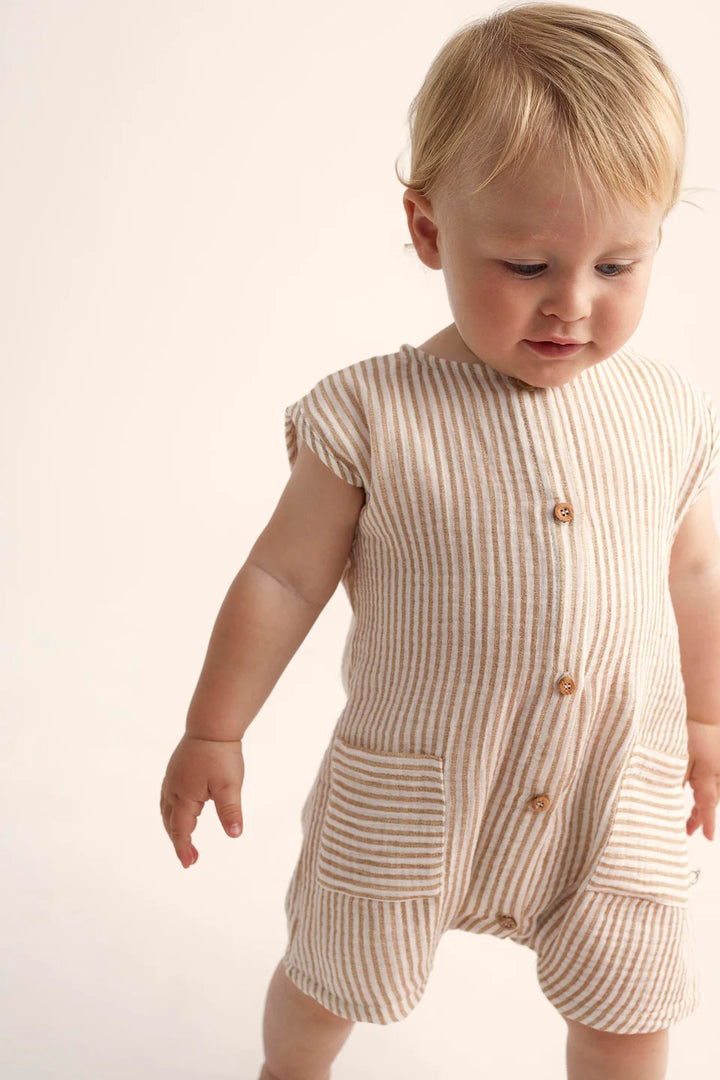 Overall Baby Boy Teo Coffee - ملابس