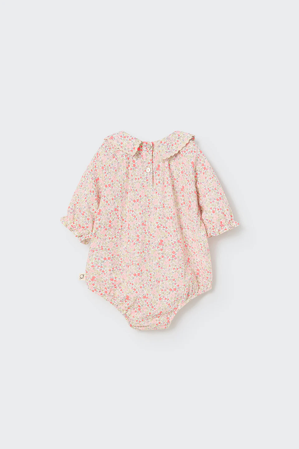 Overall Baby Girl Elsa Neon Coral - ملابس