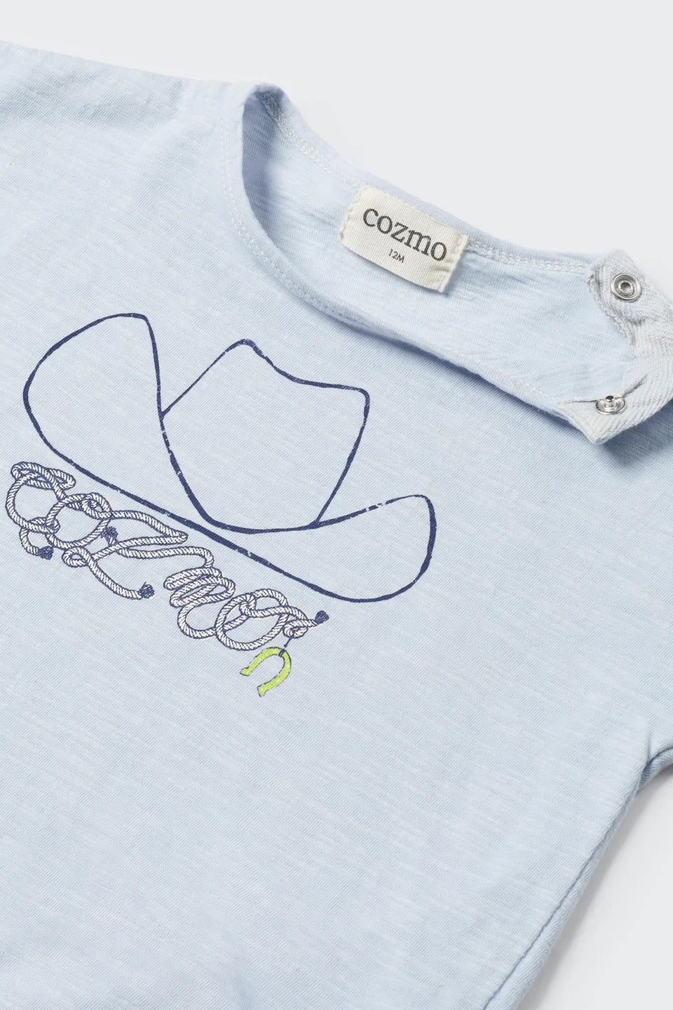 T-Shirt Baby Boy Ian Sky Blue - ملابس