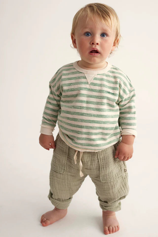 Trousers Baby Boy Mario Frosty Green - ملابس