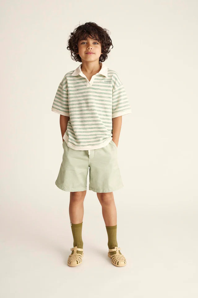 Polo Boy Otto Striped Green - ملابس