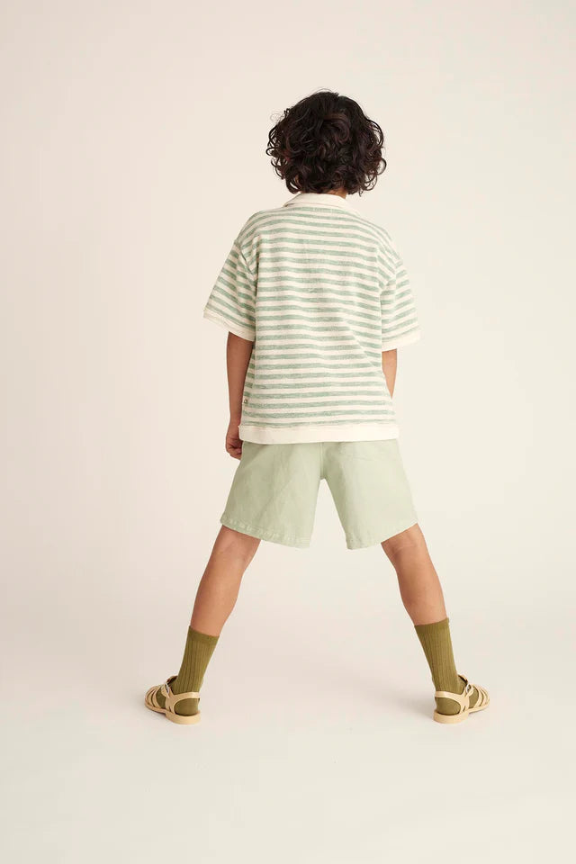 Polo Boy Otto Striped Green - ملابس