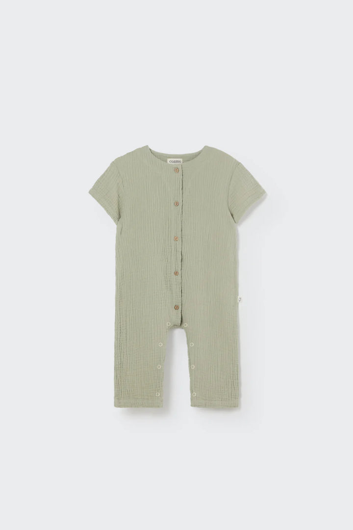 Overall Baby Boy Lucas Frosty Green - ملابس