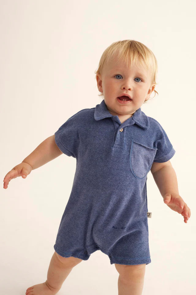 Overall Baby Boy Jake Blue - ملابس