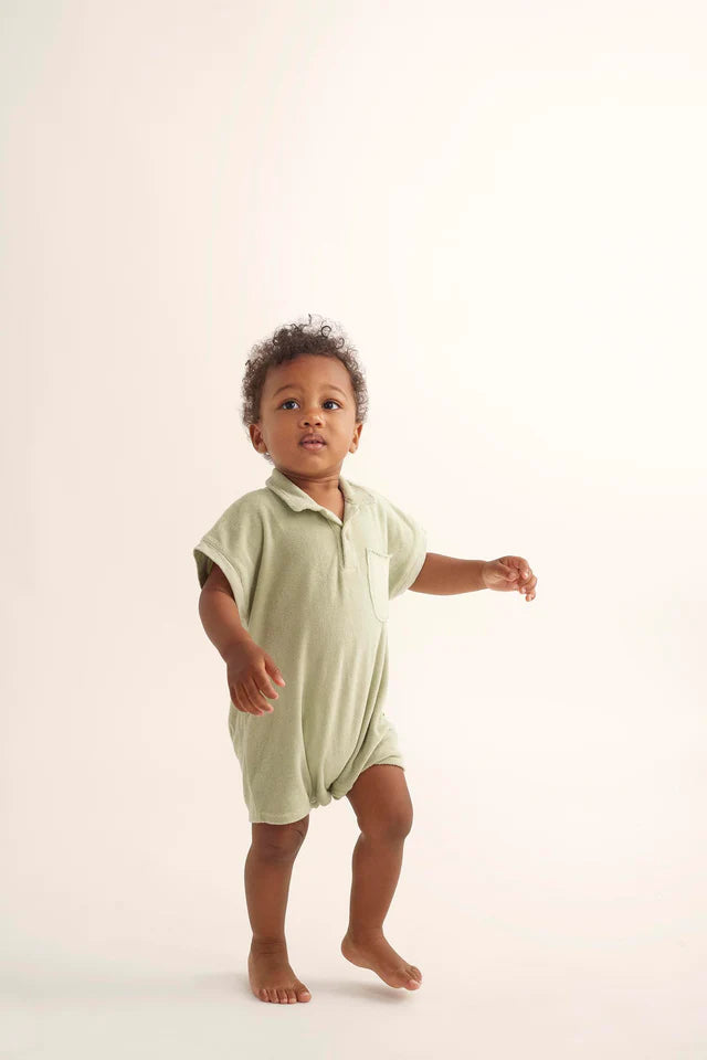 Overall Baby Boy Jake Tender Green - ملابس