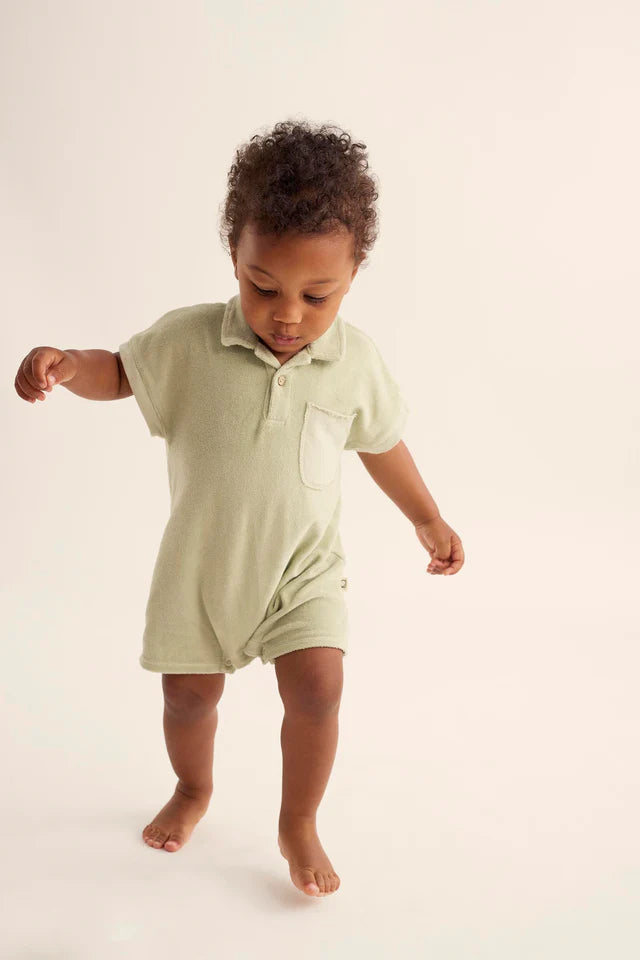 Overall Baby Boy Jake Tender Green - ملابس