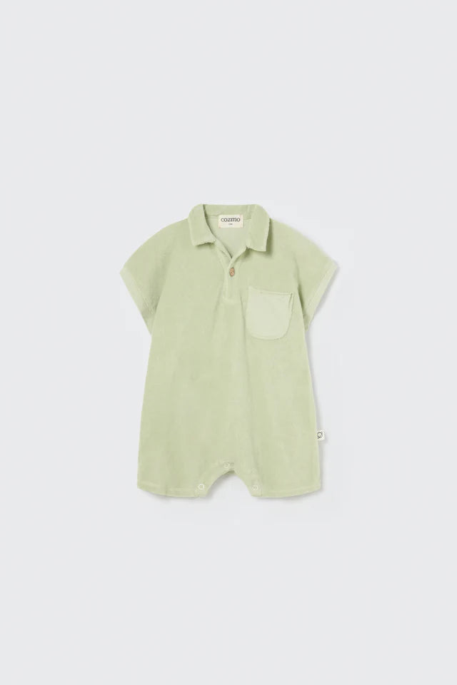 Overall Baby Boy Jake Tender Green - ملابس