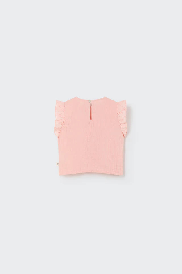 Blouse Baby Girl Flora Pink - ملابس