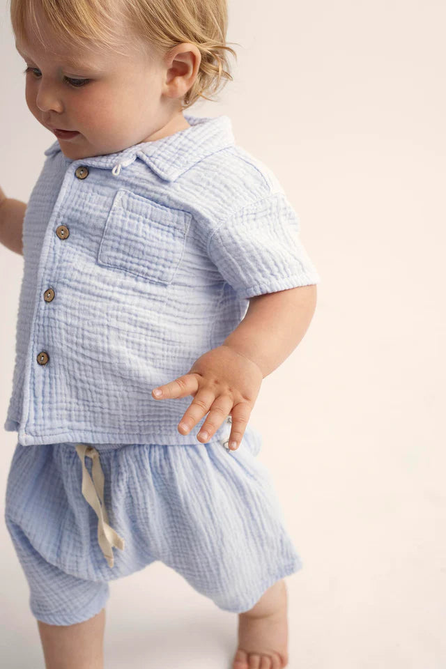 Shorts Baby Boy Izan Sky Blue - ملابس