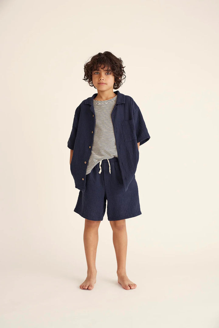 Shorts Boy Alex Navy - ملابس