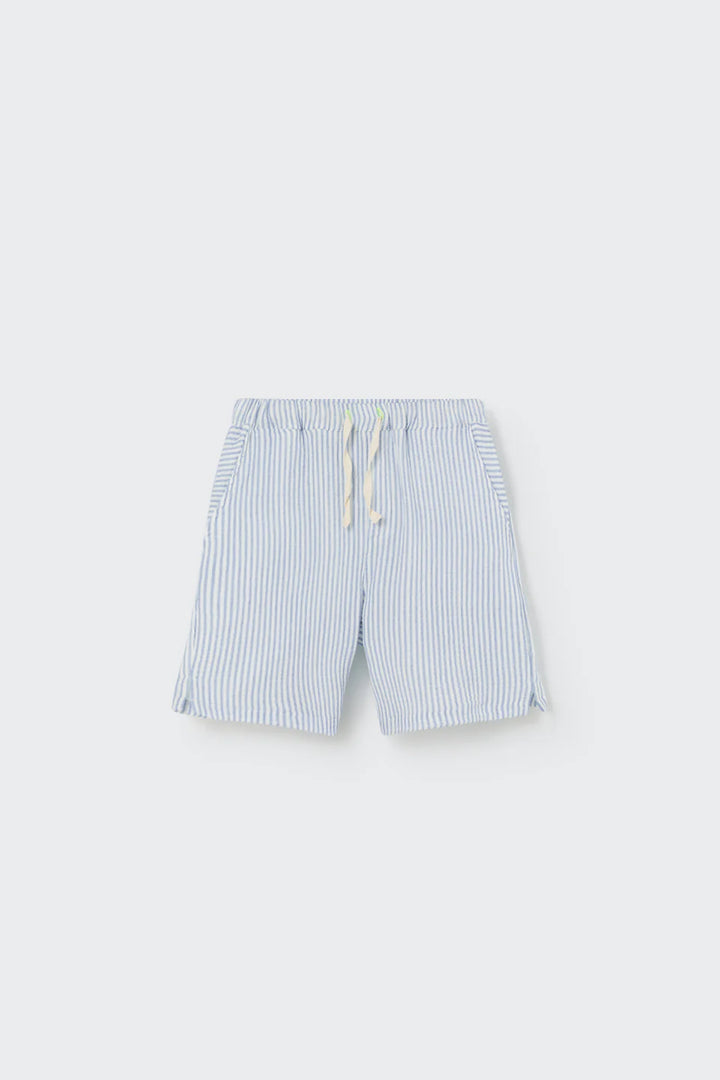 Shorts Boy Alex Striped Blue - ملابس