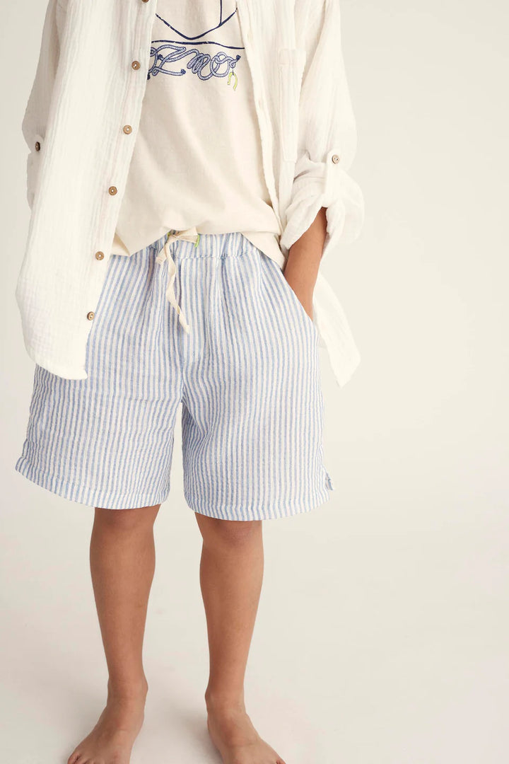 Shorts Boy Alex Striped Blue - ملابس