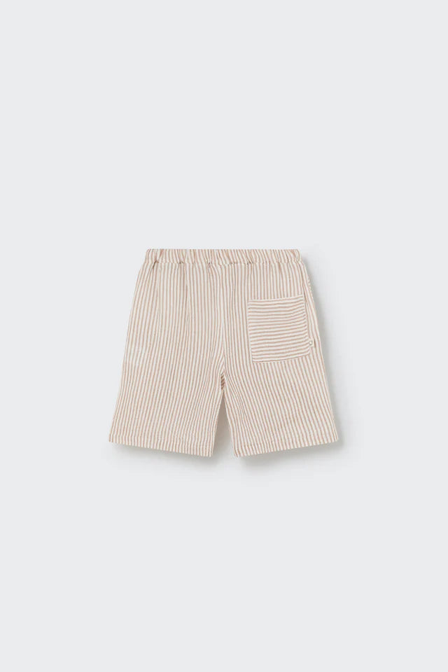 Shorts Boy Alex Striped Coffee - ملابس