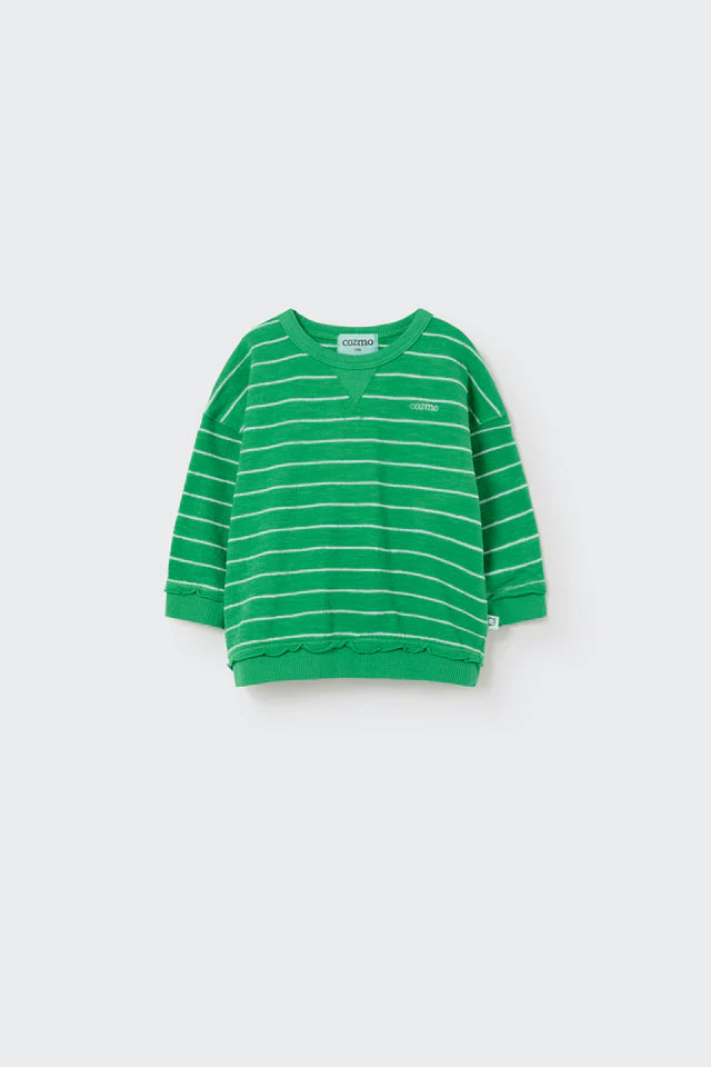 Sweatshirt Baby Boy Thiago Green - ملابس