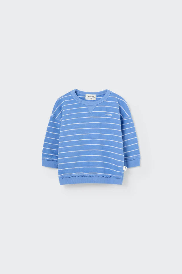 Sweatshirt Baby Boy Thiago Provence Blue - ملابس