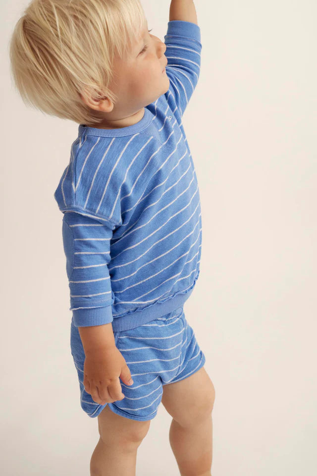 Sweatshirt Baby Boy Thiago Provence Blue - ملابس