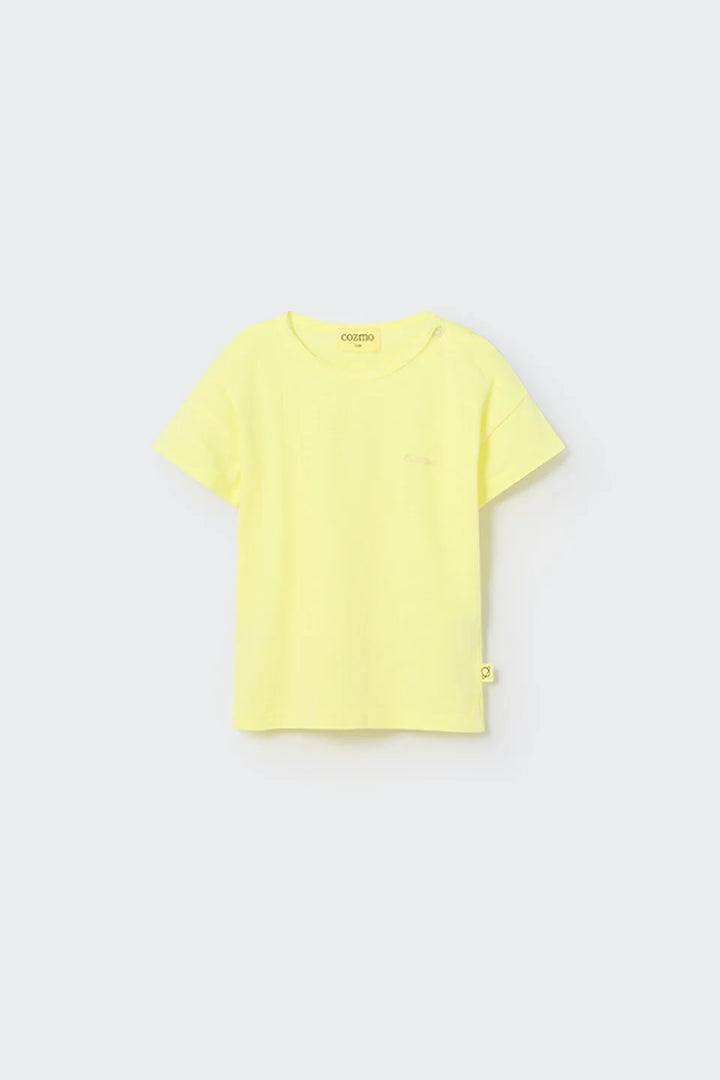 T-Shirt Baby Boy Bob Neon Yellow - ملابس