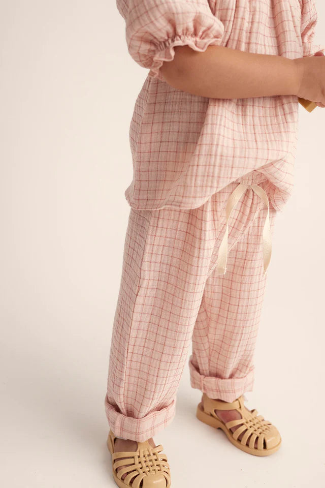 Trousers Baby Girl Enzo Pink - ملابس