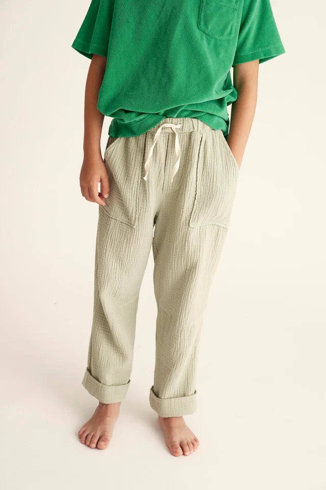 Trousers Boy Iker Frosty Green - ملابس