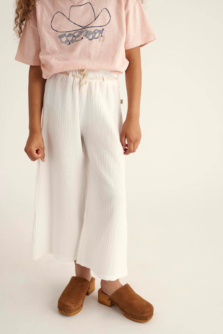 Trousers Girl Sena White - ملابس