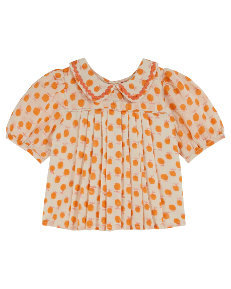 Blouse Girl Mandarine - قصيرة