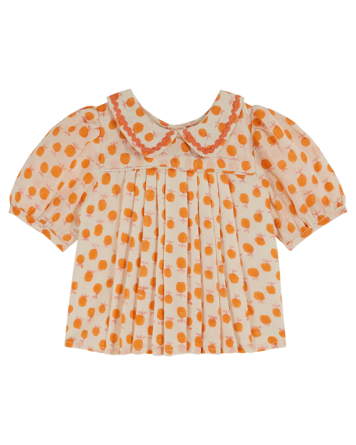 Blouse Girl Mandarine - قصيرة