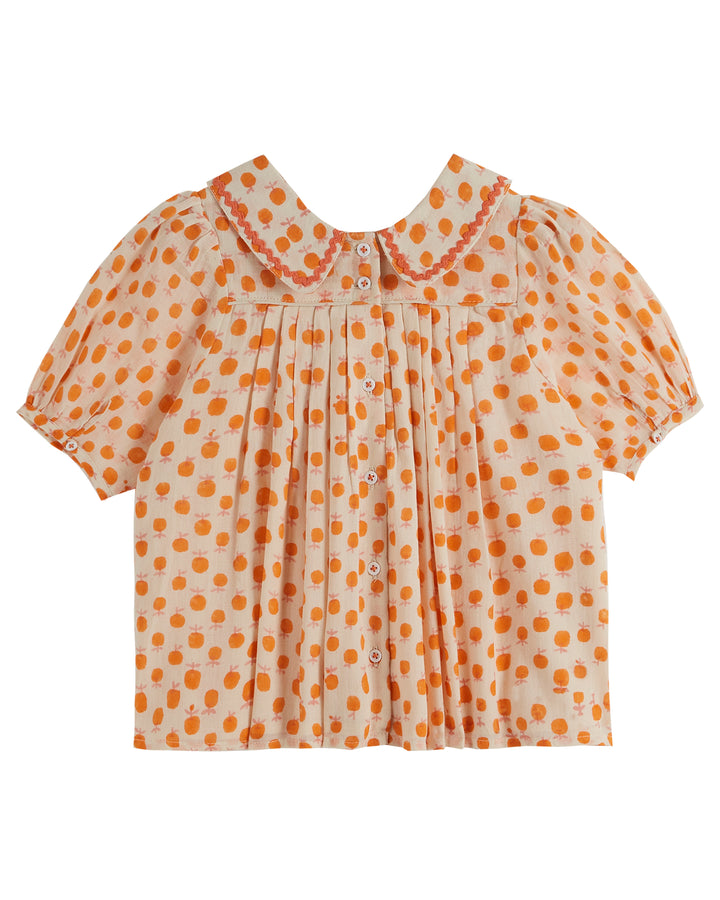 Blouse Girl Mandarine - قصيرة