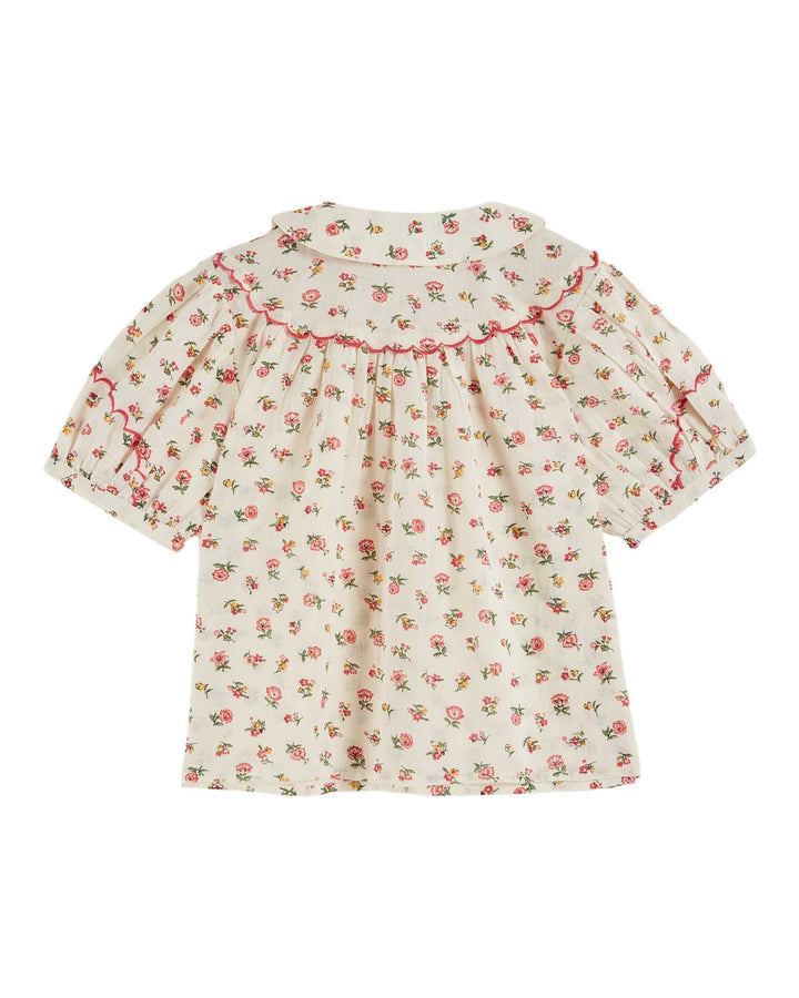 Blouse Girl Printed Floresco - قصيرة