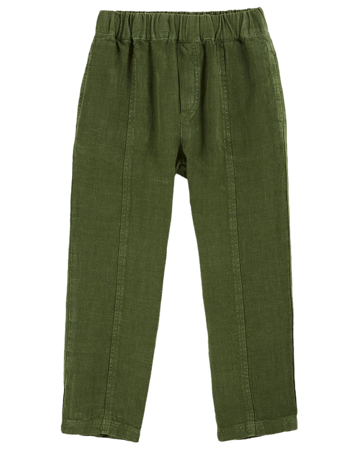 Trousers Boy Linen Baobab - قصيرة